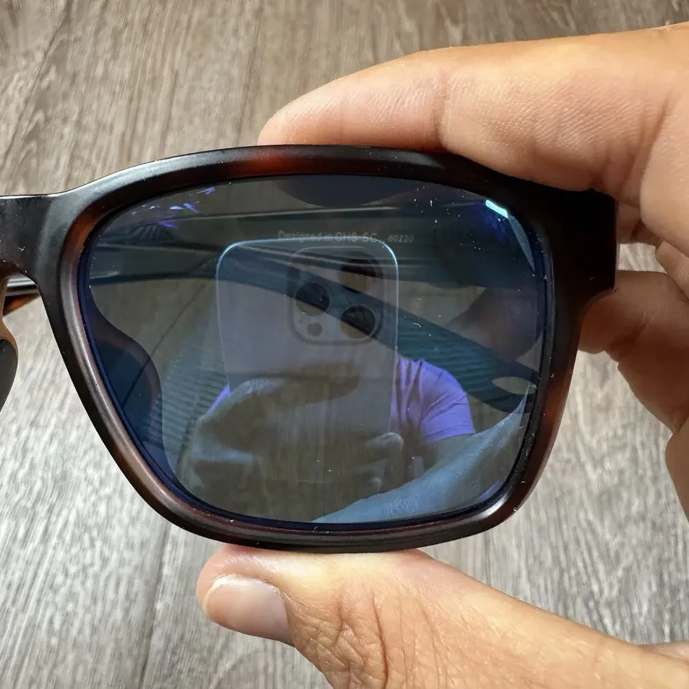 RHEOS BIMINI UNISEX FLOATING POLARIZED SUNGLASSES BLUE LENS TOROISE FRAME